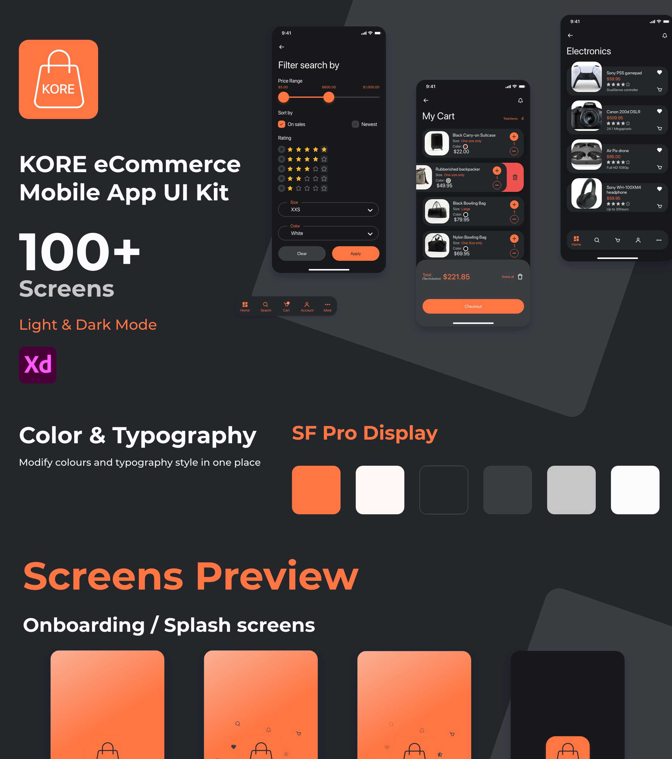 kore_app_ui_kit dark theme a