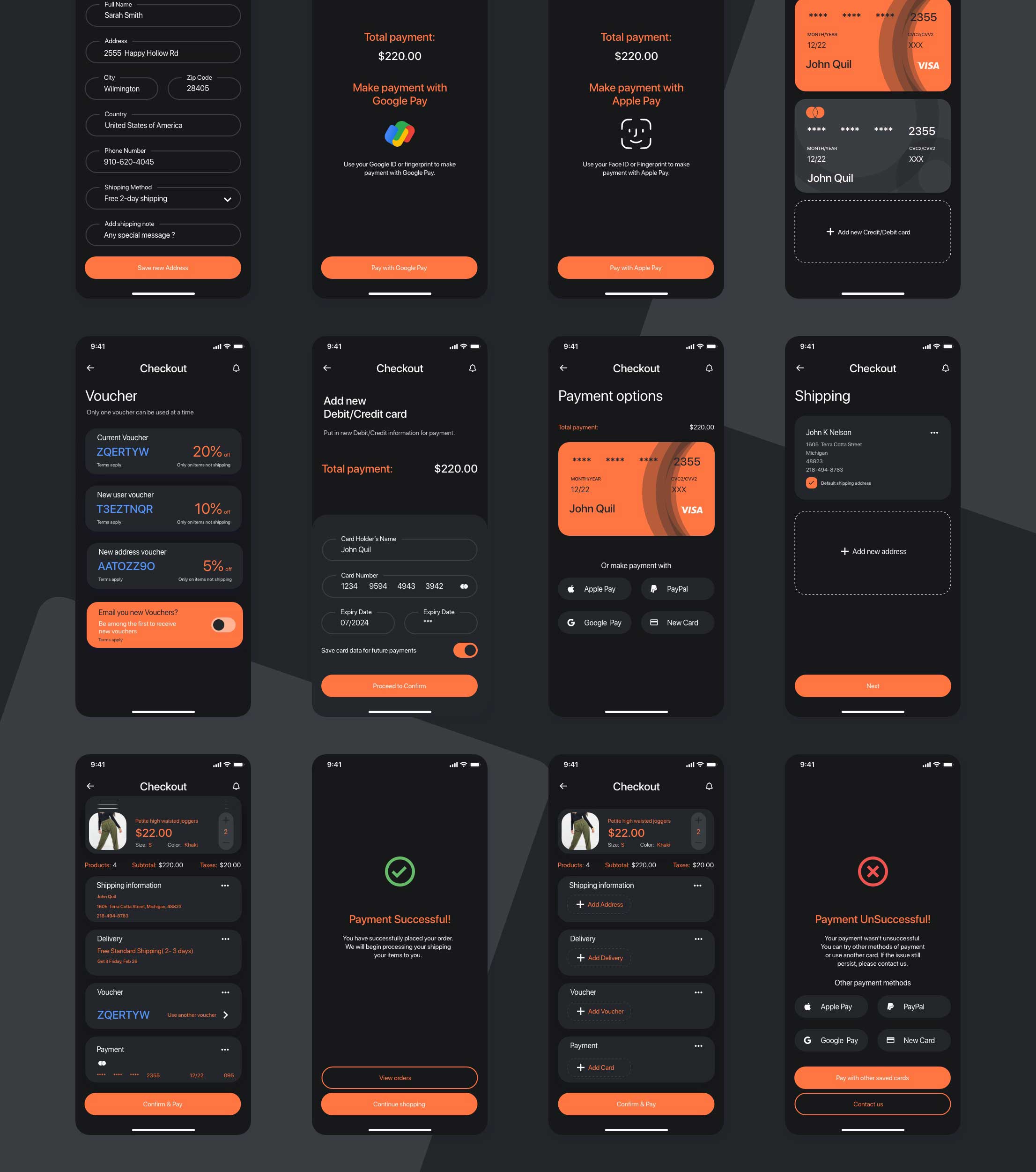 kore_app_ui_kit dark theme f